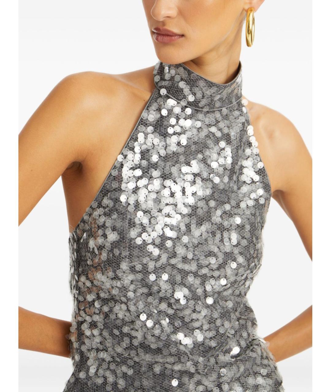 ROTATE Серая полиамидовая майка, фото 3