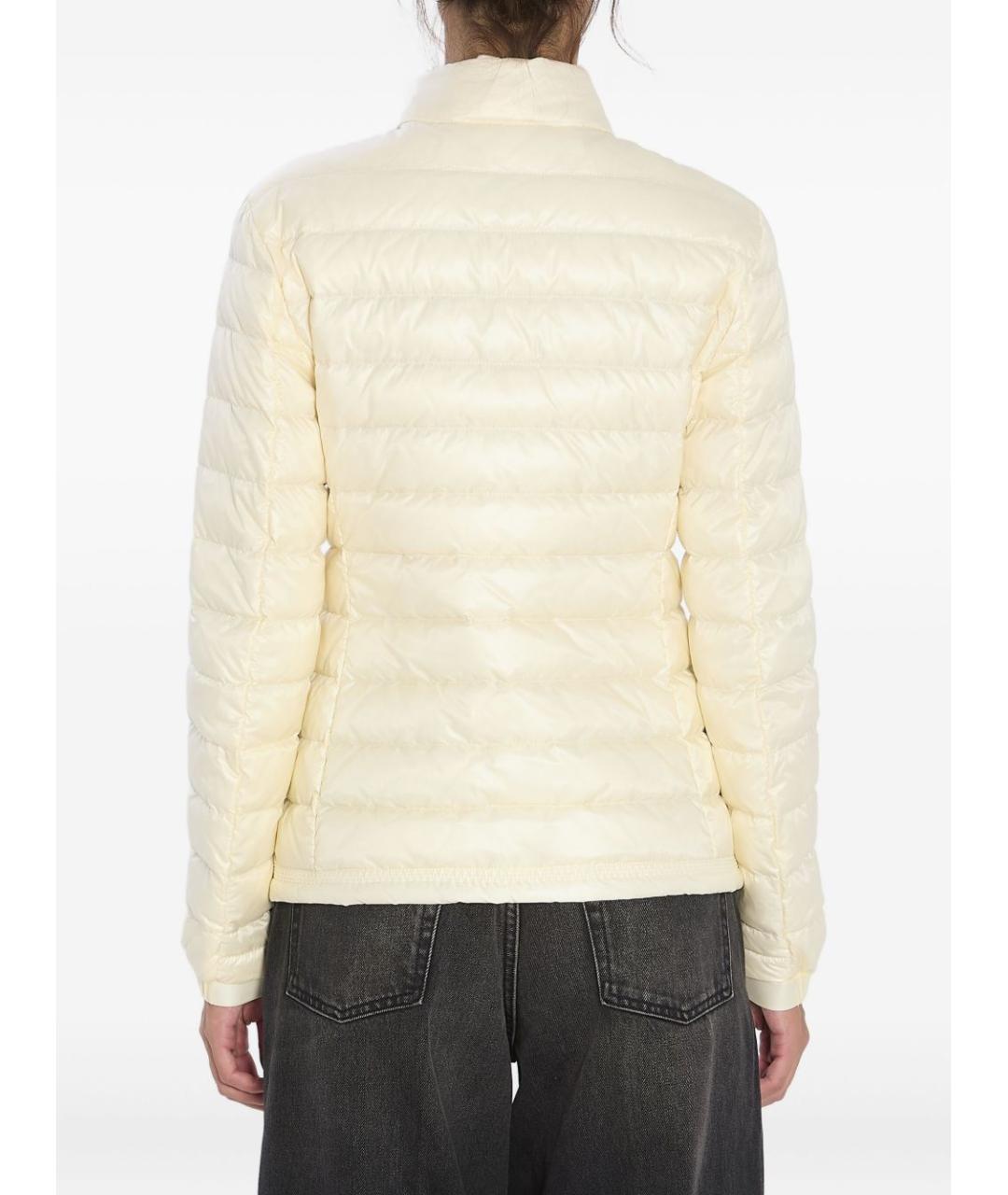 MONCLER GRENOBLE Белый полиамидовый пуховик, фото 4