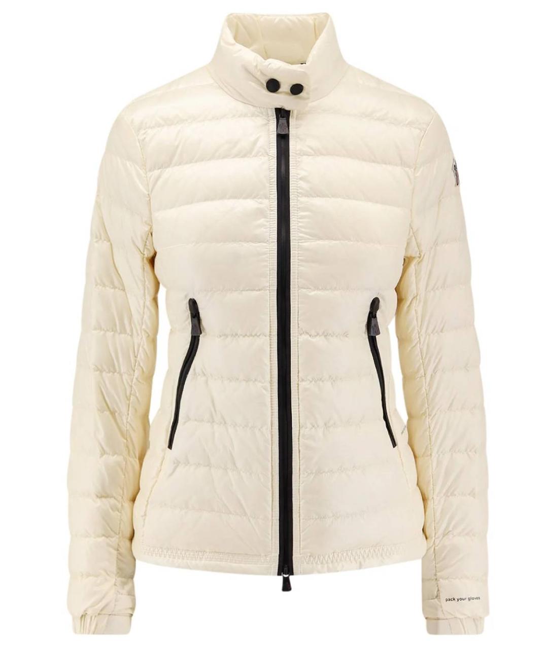 MONCLER GRENOBLE Белый полиамидовый пуховик, фото 1
