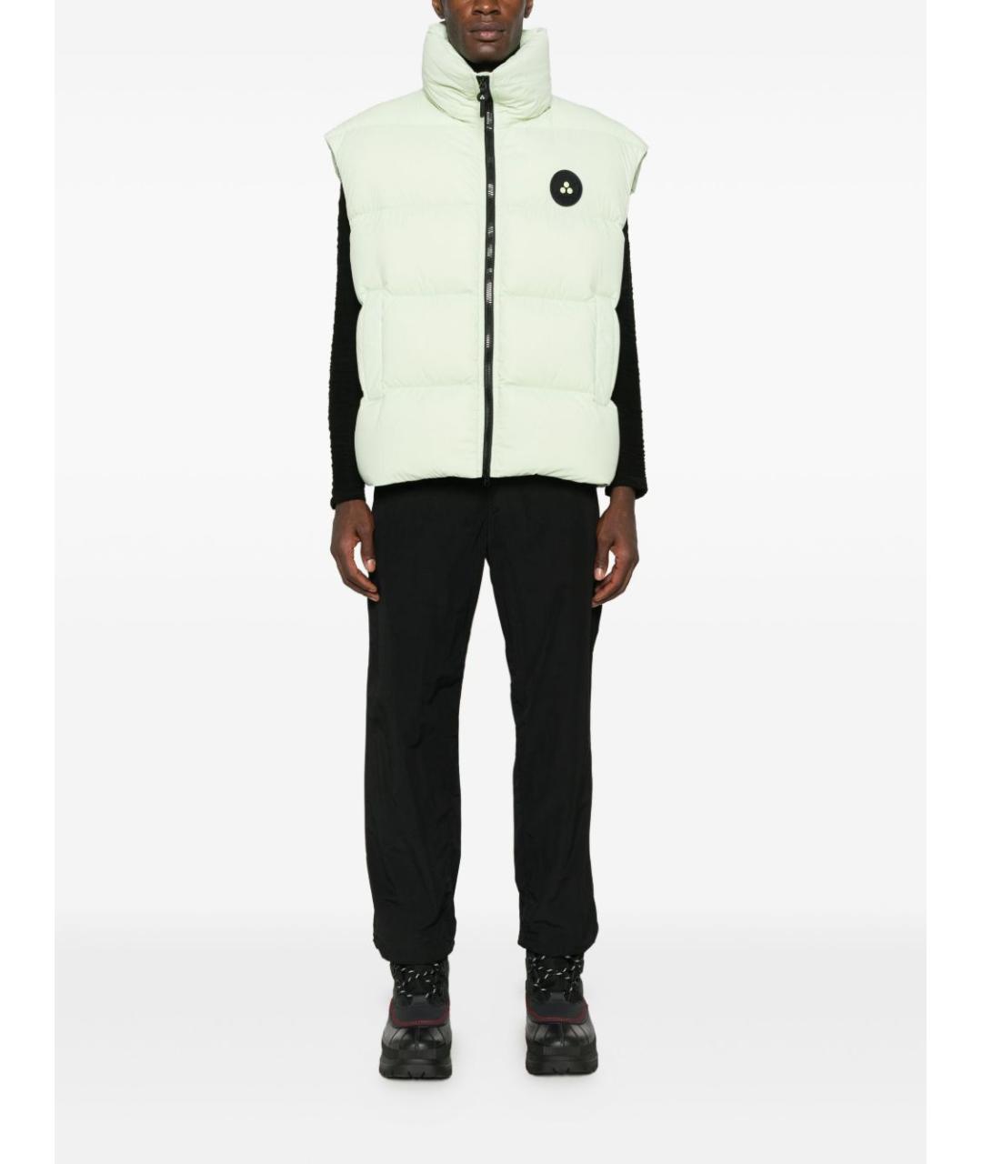 PEUTEREY Зеленый полиамидовый жилет, фото 5