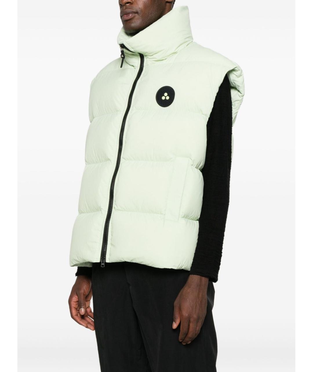 PEUTEREY Зеленый полиамидовый жилет, фото 4