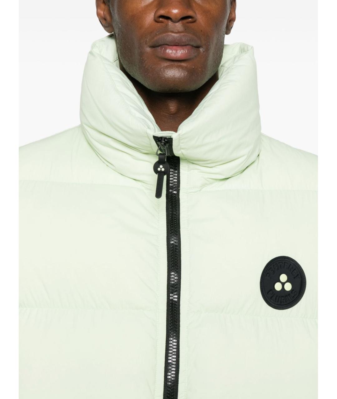 PEUTEREY Зеленый полиамидовый жилет, фото 3