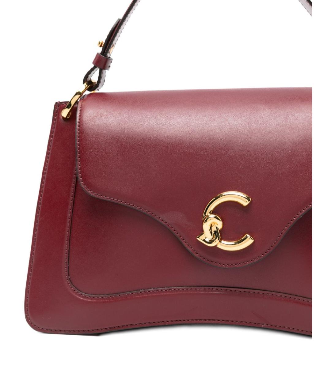 COCCINELLE Красная кожаная сумка с короткими ручками, фото 2