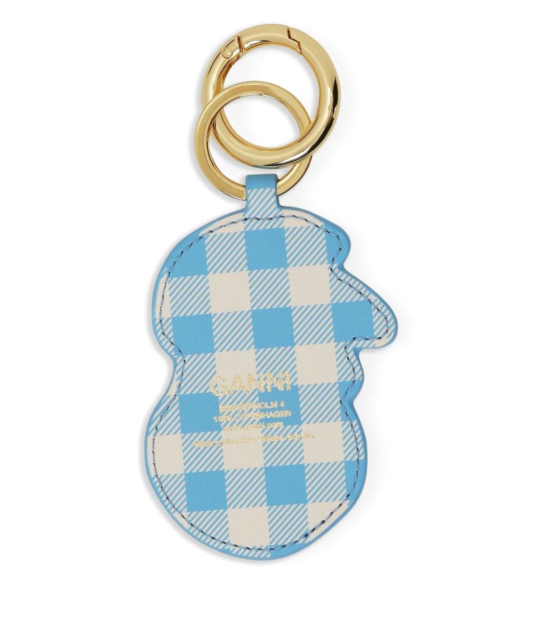 GANNI Синий брелок, фото 3