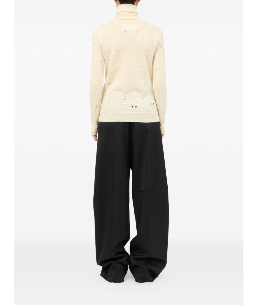 MM6 MAISON MARGIELA Белый шерстяной джемпер / свитер, фото 2