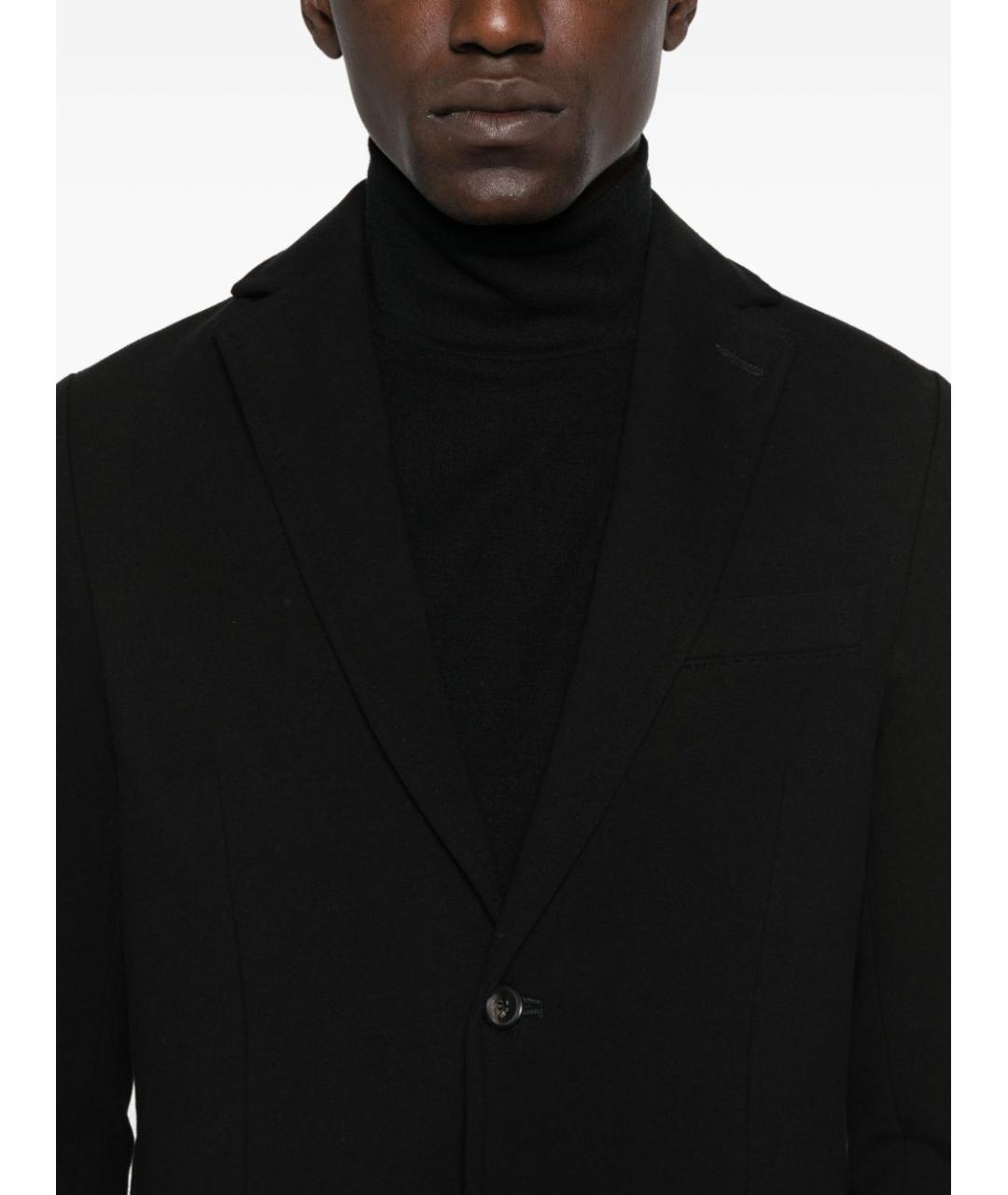 CIRCOLO 1901 Черный хлопковый пиджак, фото 2
