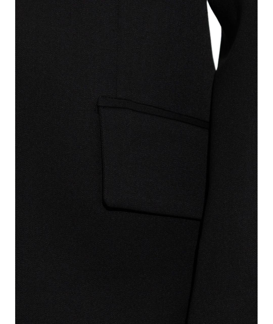 THE ATTICO Черный шерстяной жакет/пиджак, фото 3