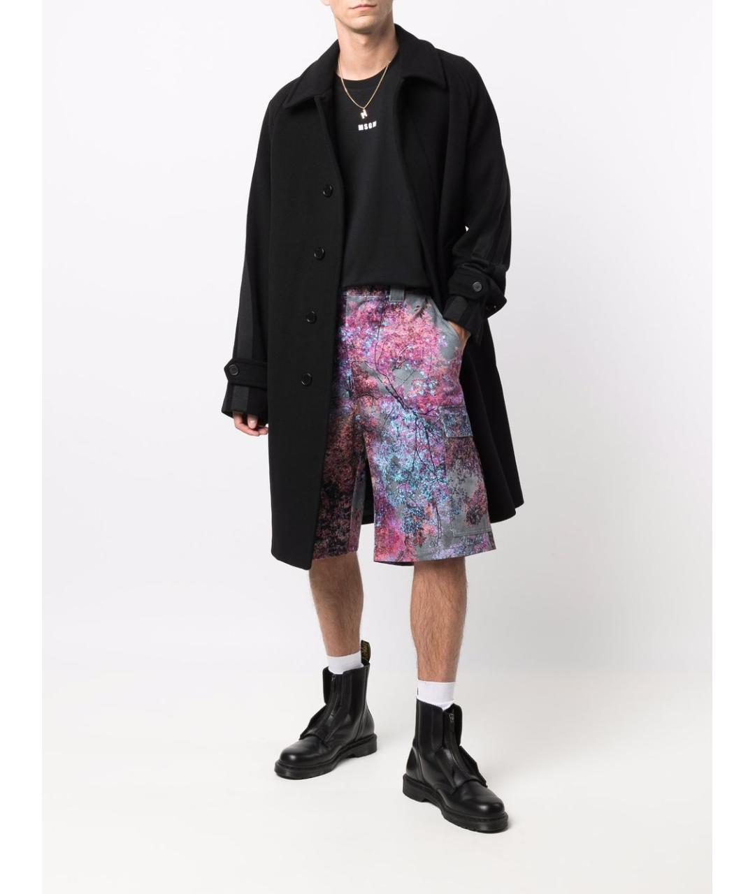 MSGM Черная хлопковая футболка, фото 2