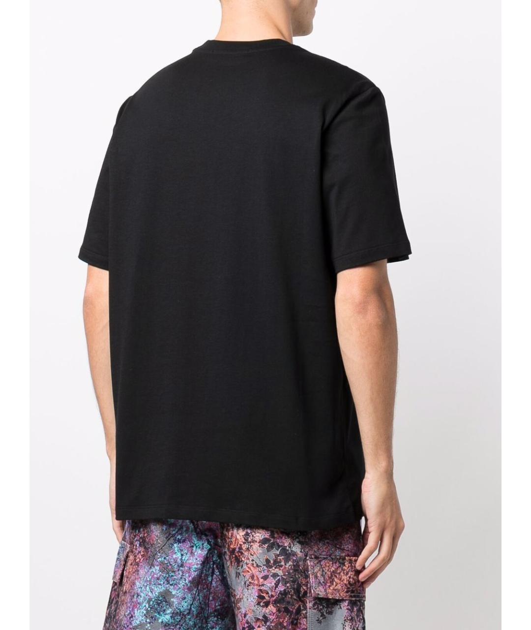 MSGM Черная хлопковая футболка, фото 3