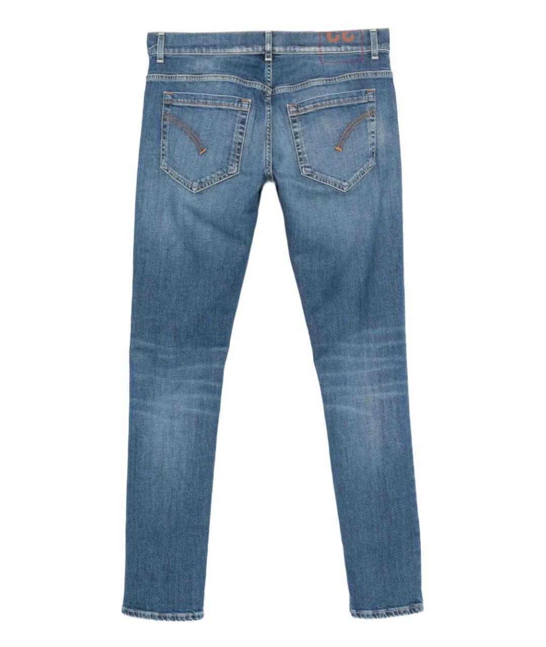 DONDUP Синие хлопковые прямые джинсы, фото 3