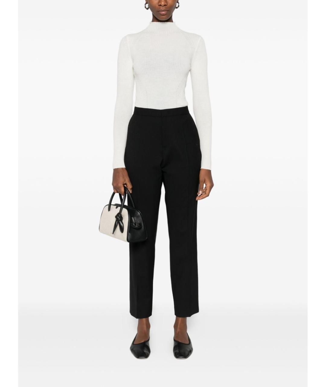 TWIN-SET Белый шерстяной джемпер / свитер, фото 2