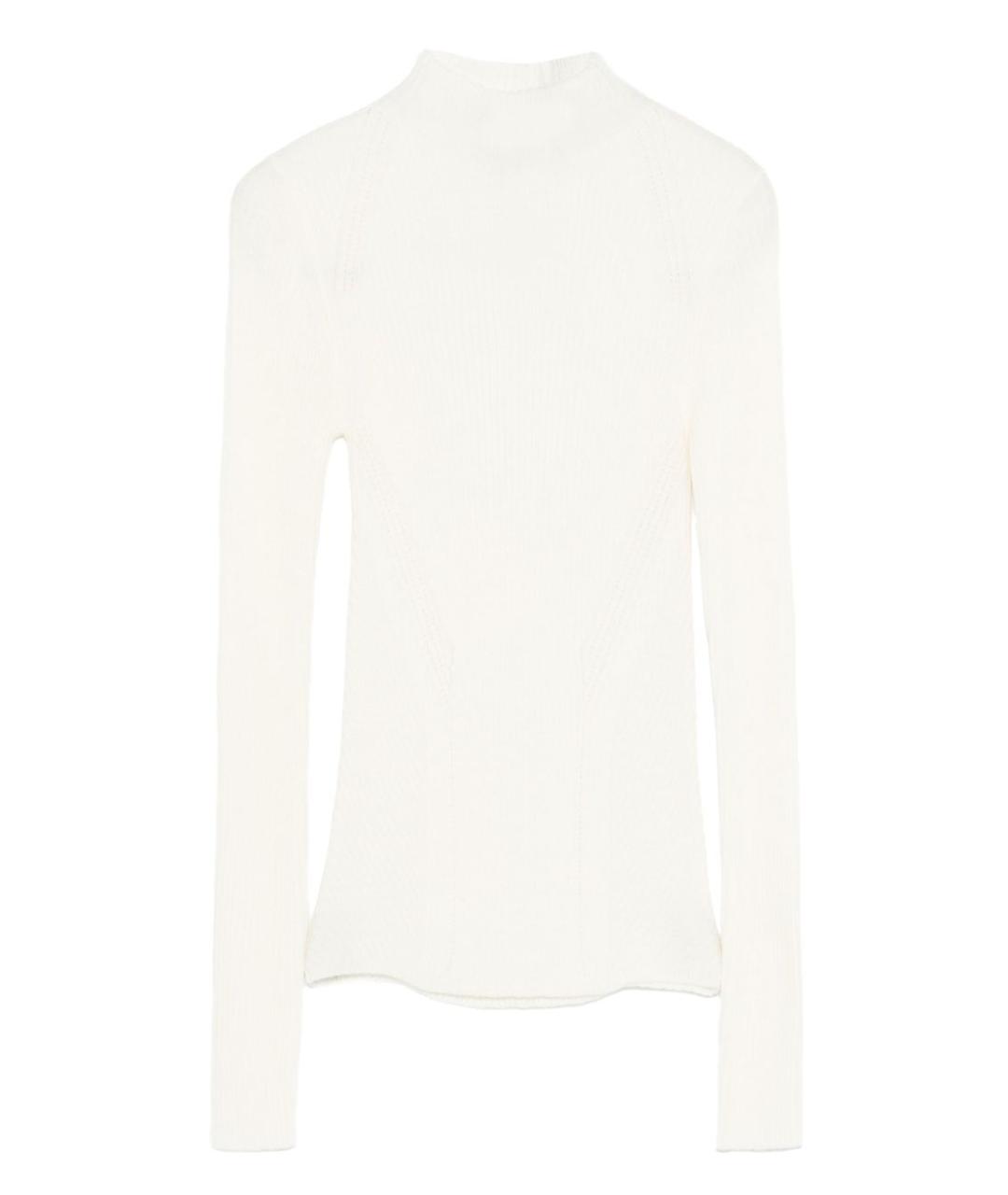 TWIN-SET Белый шерстяной джемпер / свитер, фото 1