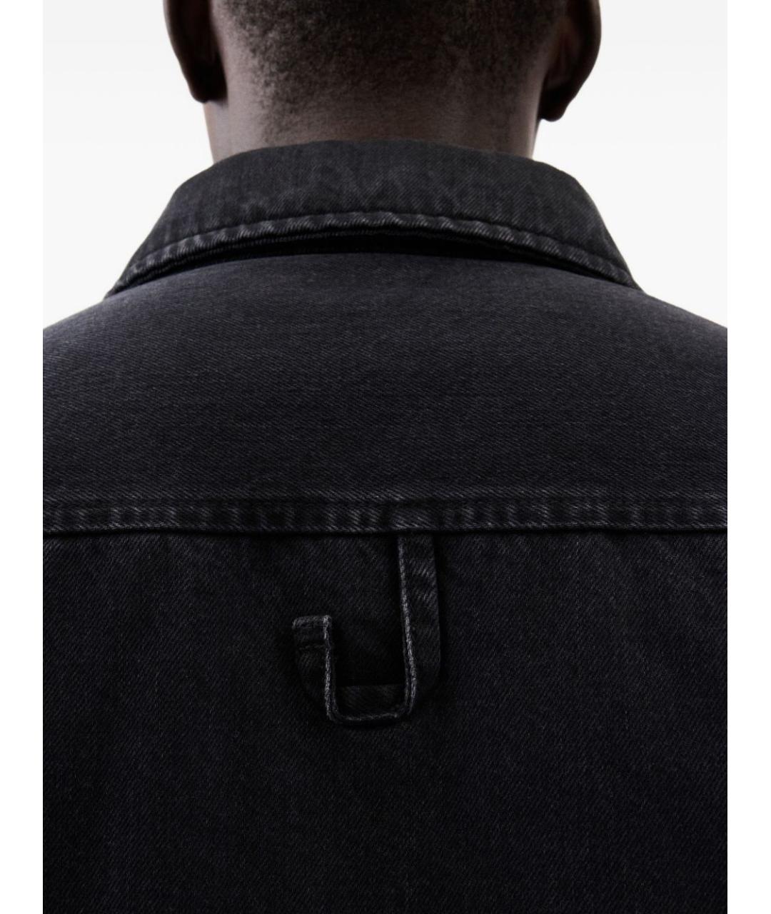 JACQUEMUS Черная хлопковая классическая рубашка, фото 2