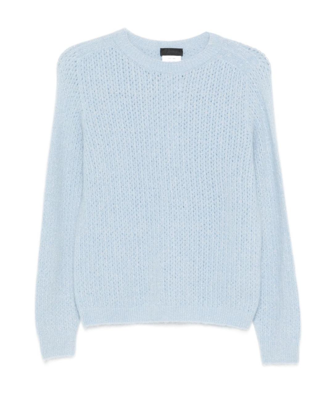 LIU JO Синий шерстяной джемпер / свитер, фото 1