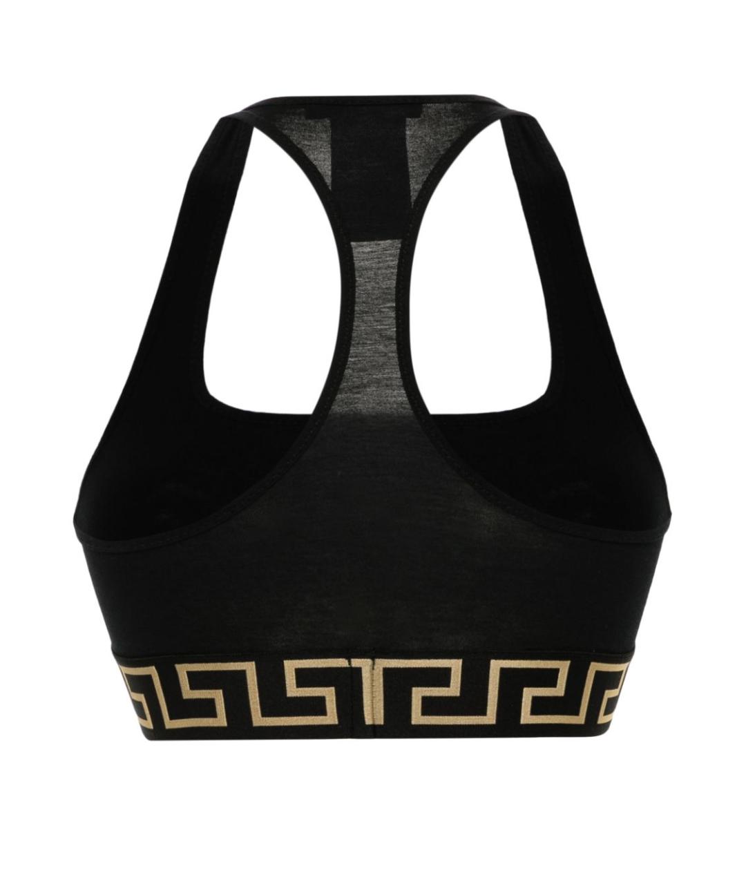 VERSACE Черная хлопковая майка, фото 2