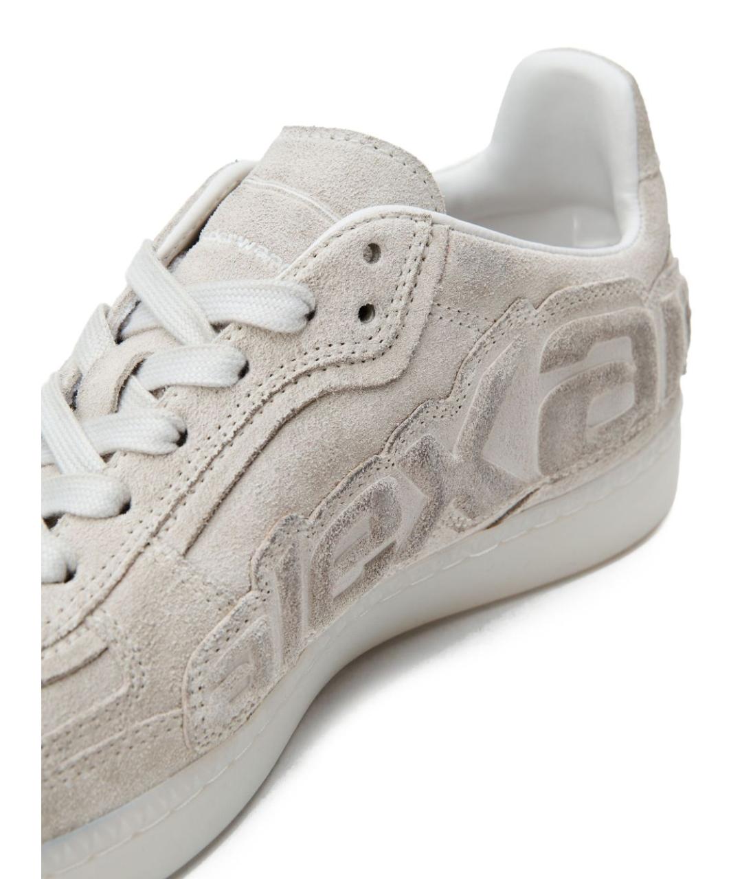 ALEXANDER WANG Бежевые замшевые кеды, фото 6