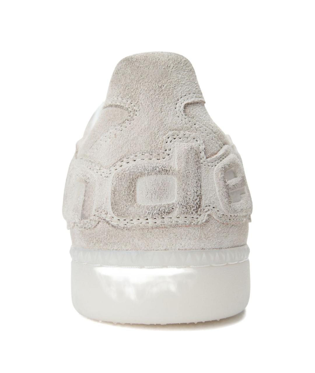 ALEXANDER WANG Бежевые замшевые кеды, фото 3