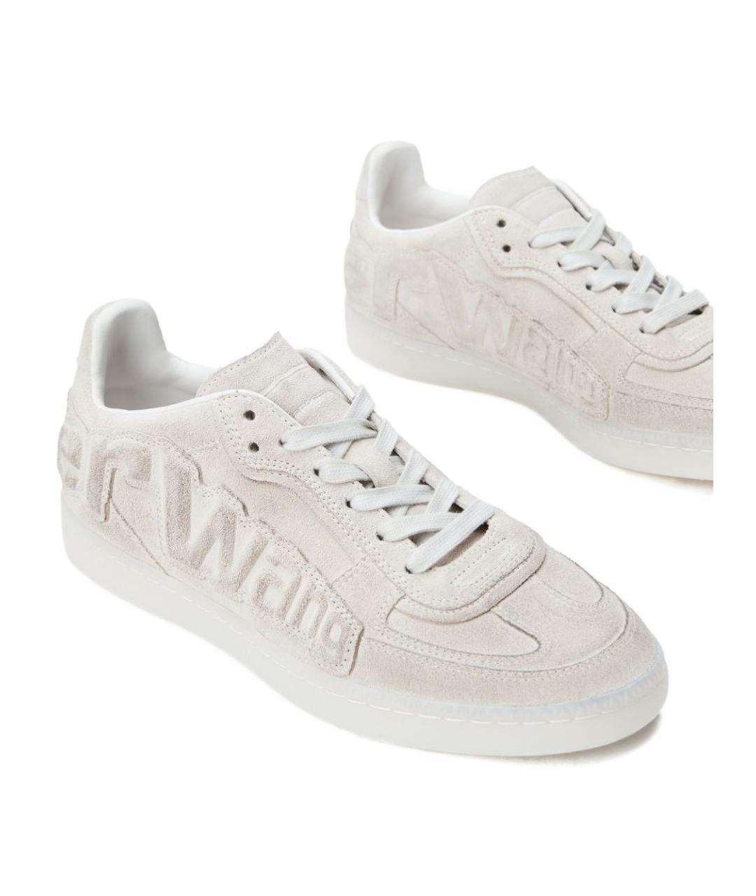 ALEXANDER WANG Бежевые замшевые кеды, фото 4