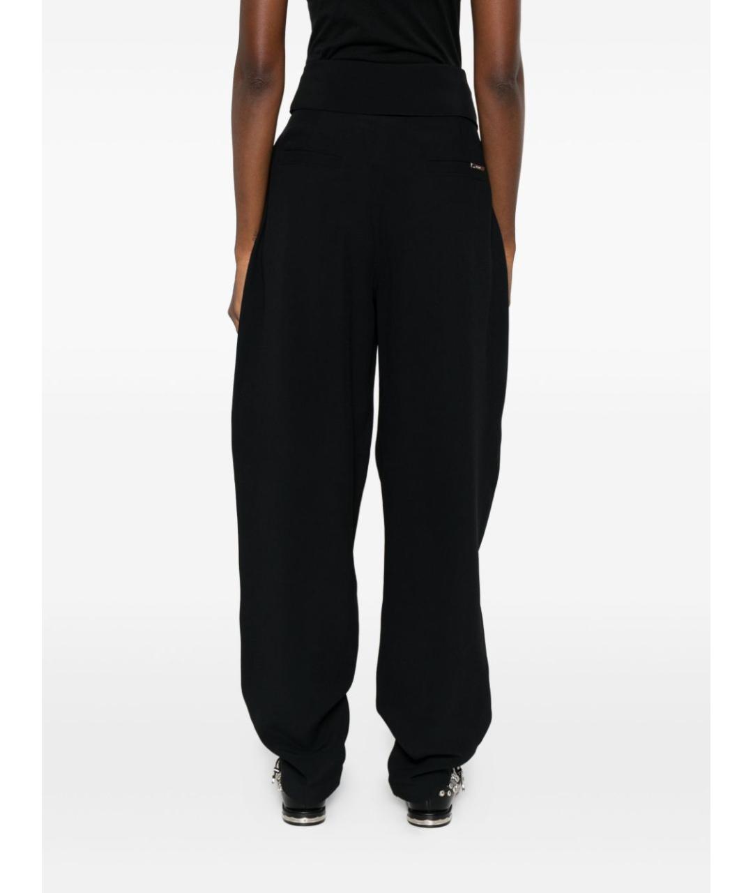 THE ATTICO Черные брюки широкие, фото 5