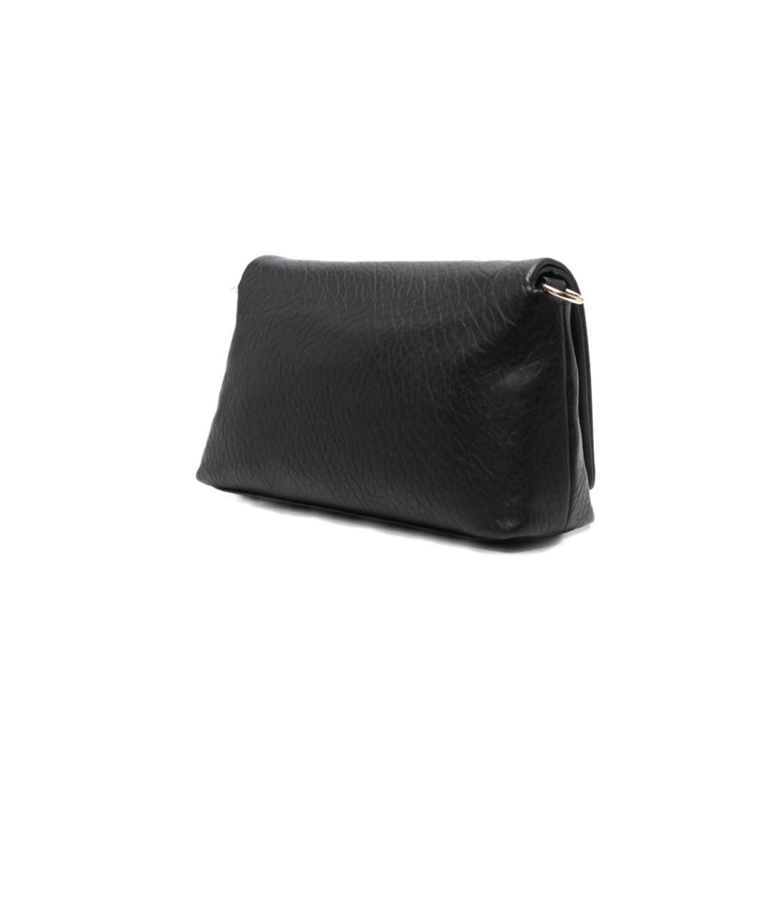 LIU JO Черная сумка через плечо из искусственной кожи, фото 4