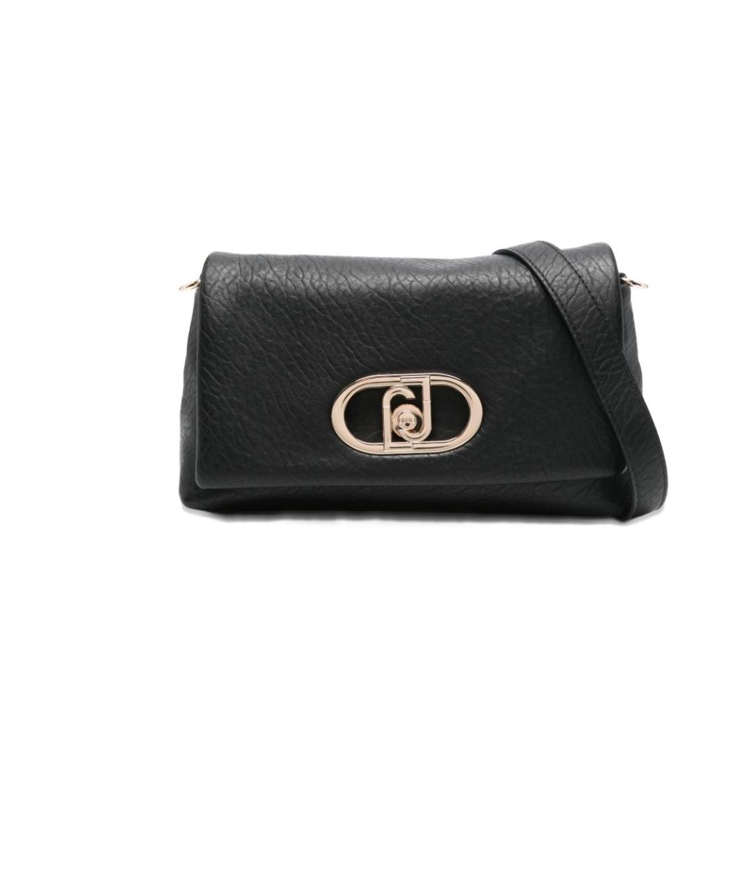 LIU JO Черная сумка через плечо из искусственной кожи, фото 1