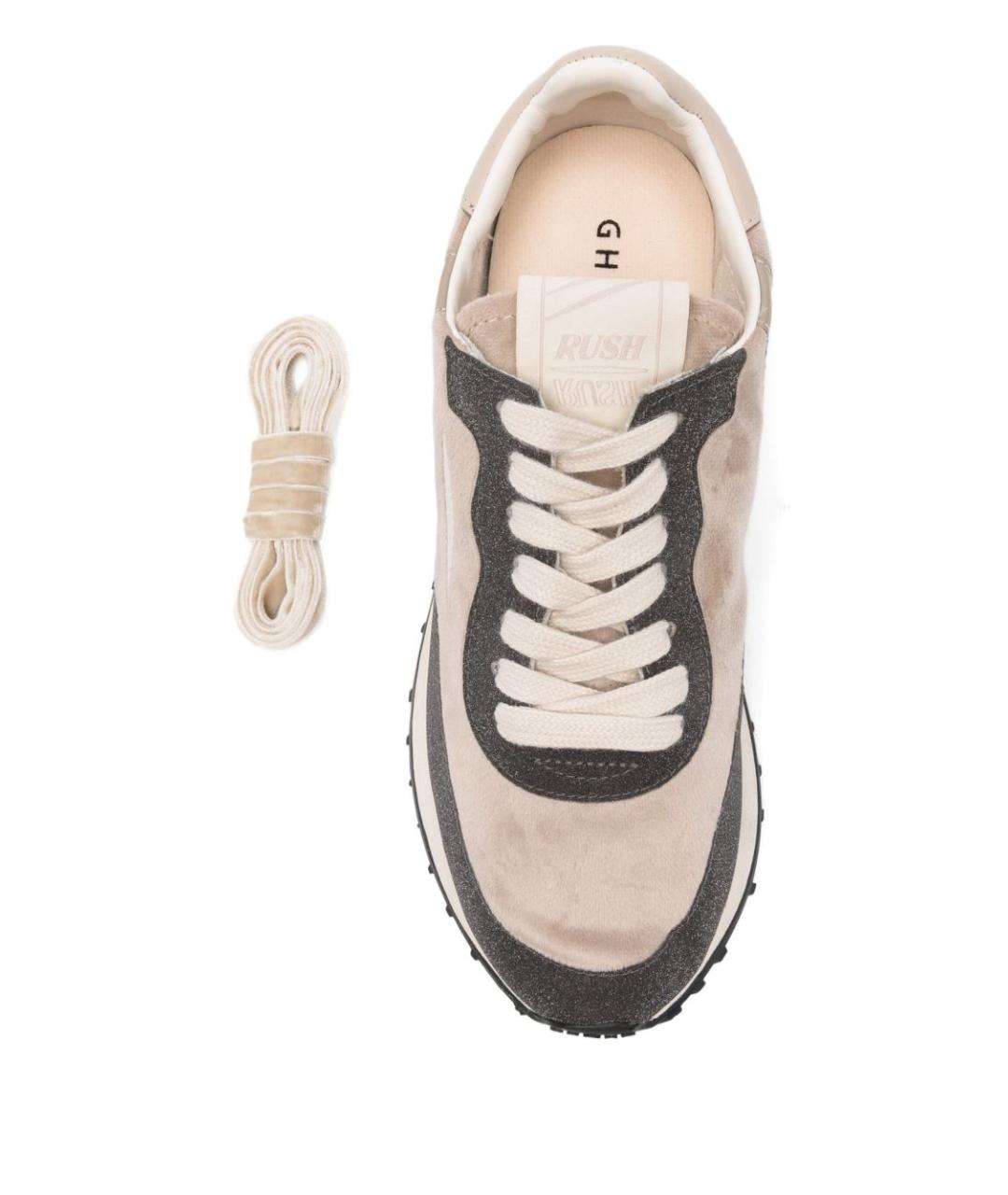 GHOUD Бежевые синтетические кроссовки, фото 3