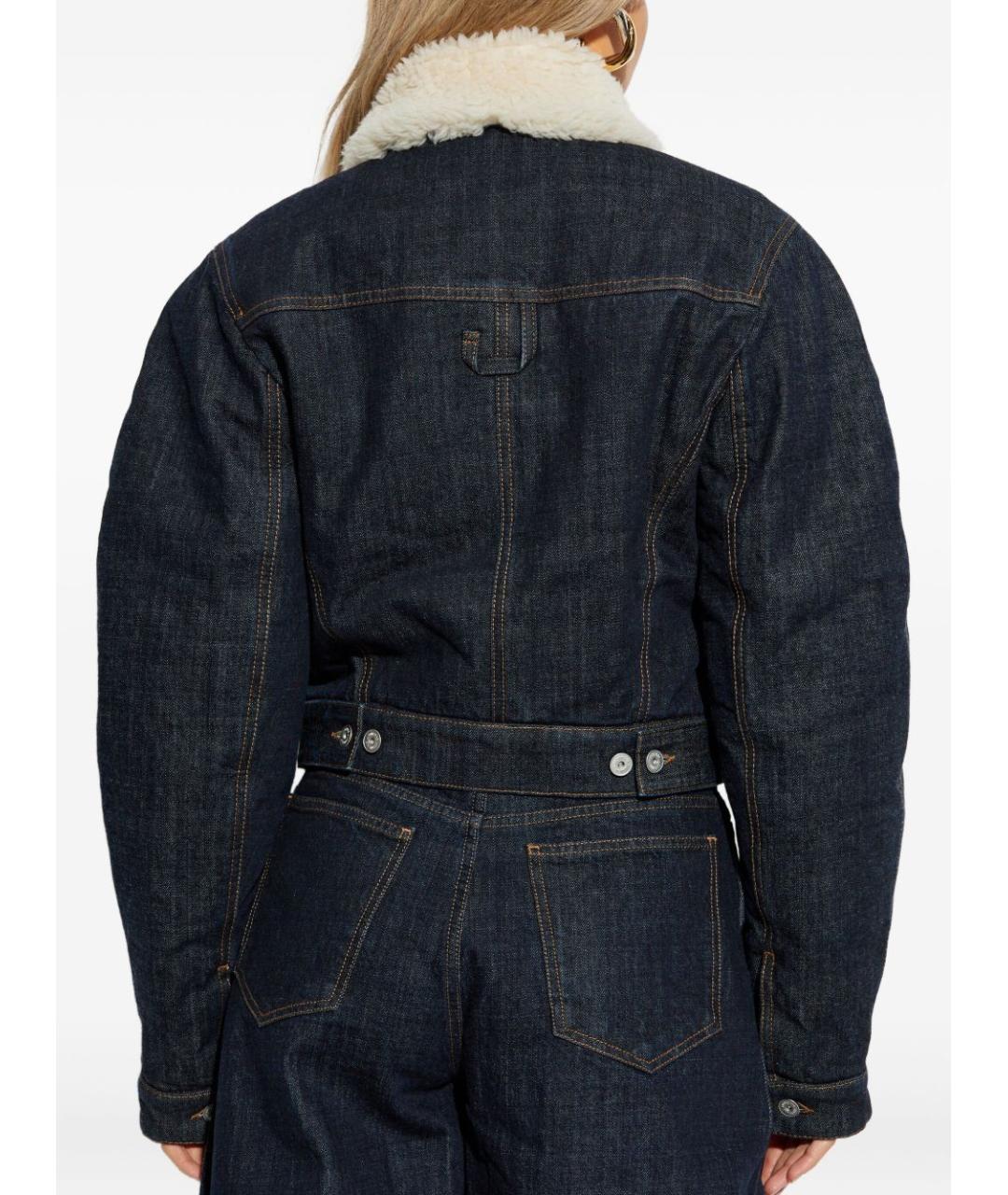 JACQUEMUS Темно-синяя хлопковая куртка, фото 3