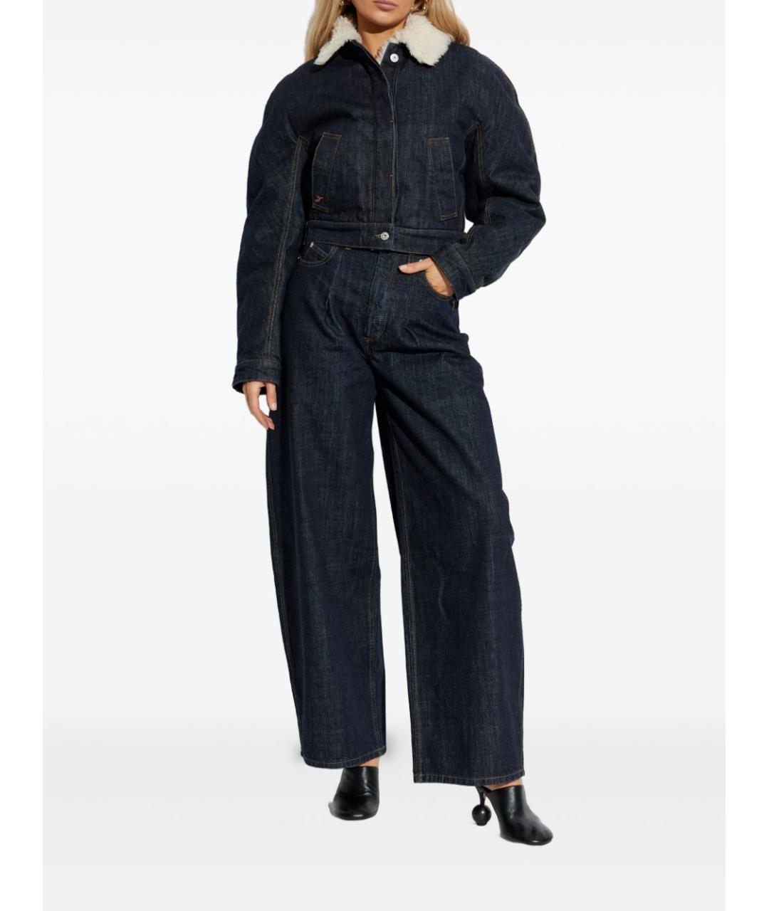 JACQUEMUS Темно-синяя хлопковая куртка, фото 2