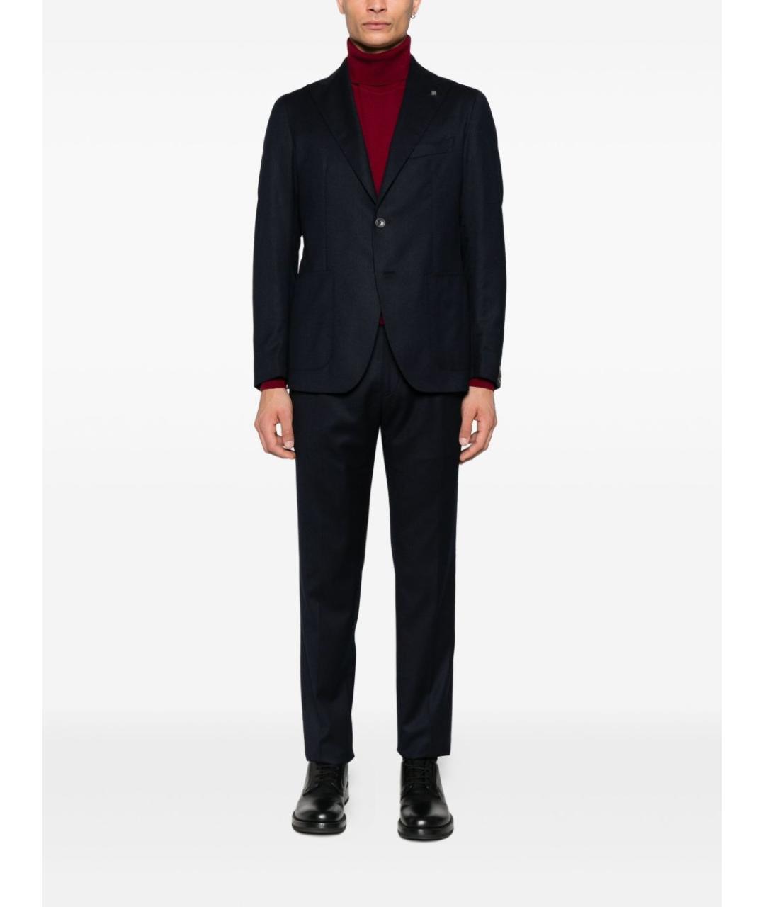 TAGLIATORE Темно-синий классический костюм, фото 3