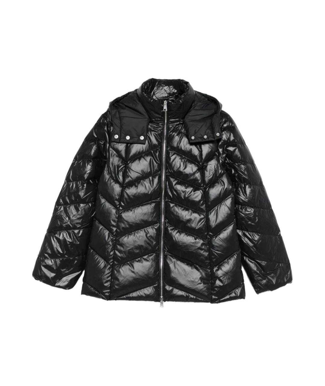 LIU JO Черный полиамидовый пуховик, фото 1