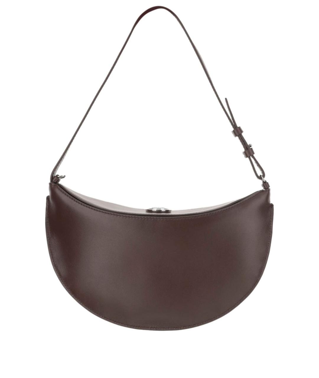 JACQUEMUS Коричневая кожаная сумка через плечо, фото 1