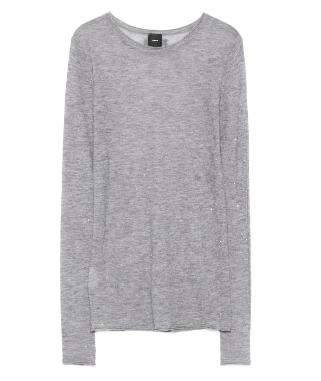 PINKO Серая шерстяная водолазка, фото 1