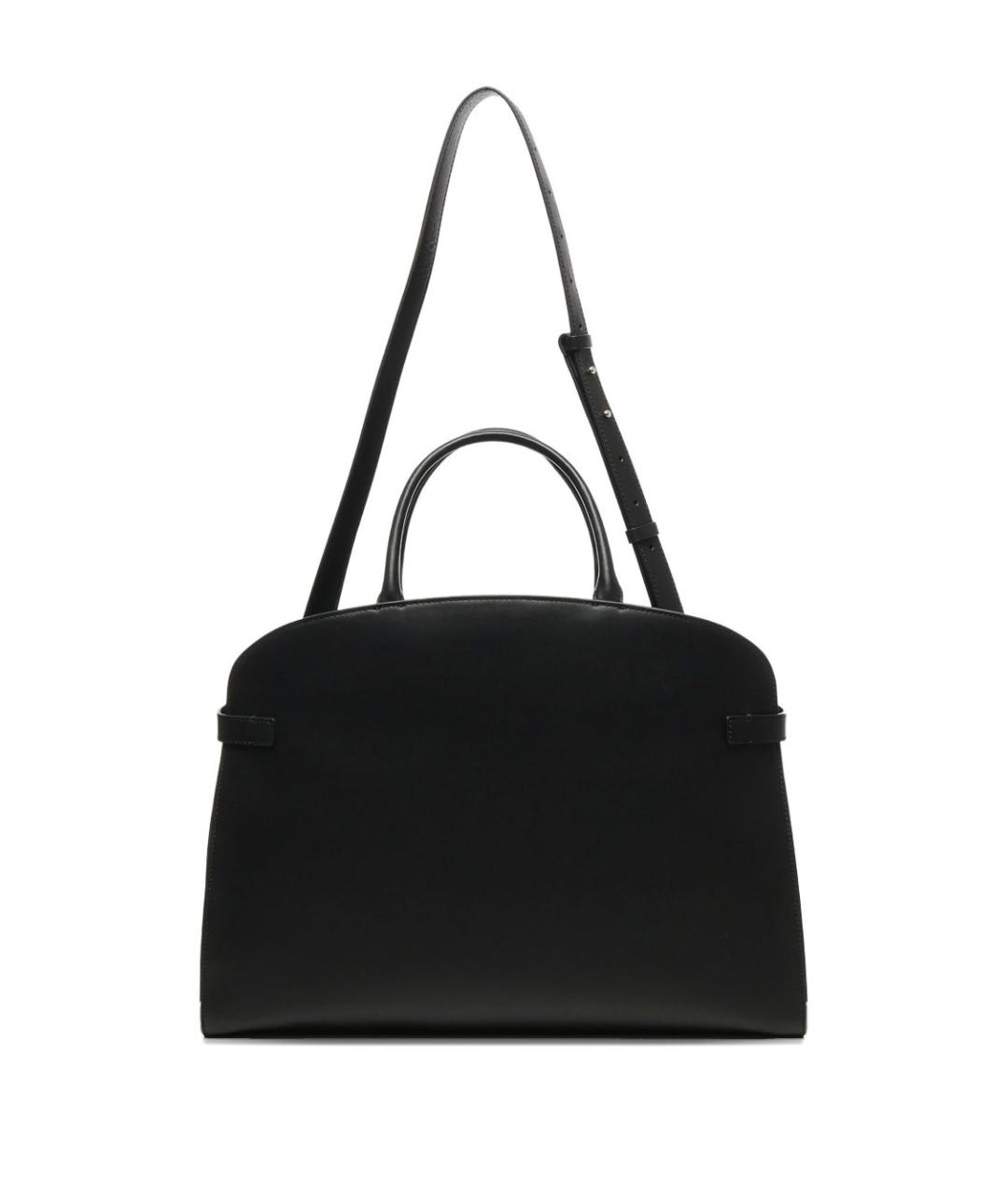 COCCINELLE Черная кожаная сумка тоут, фото 2