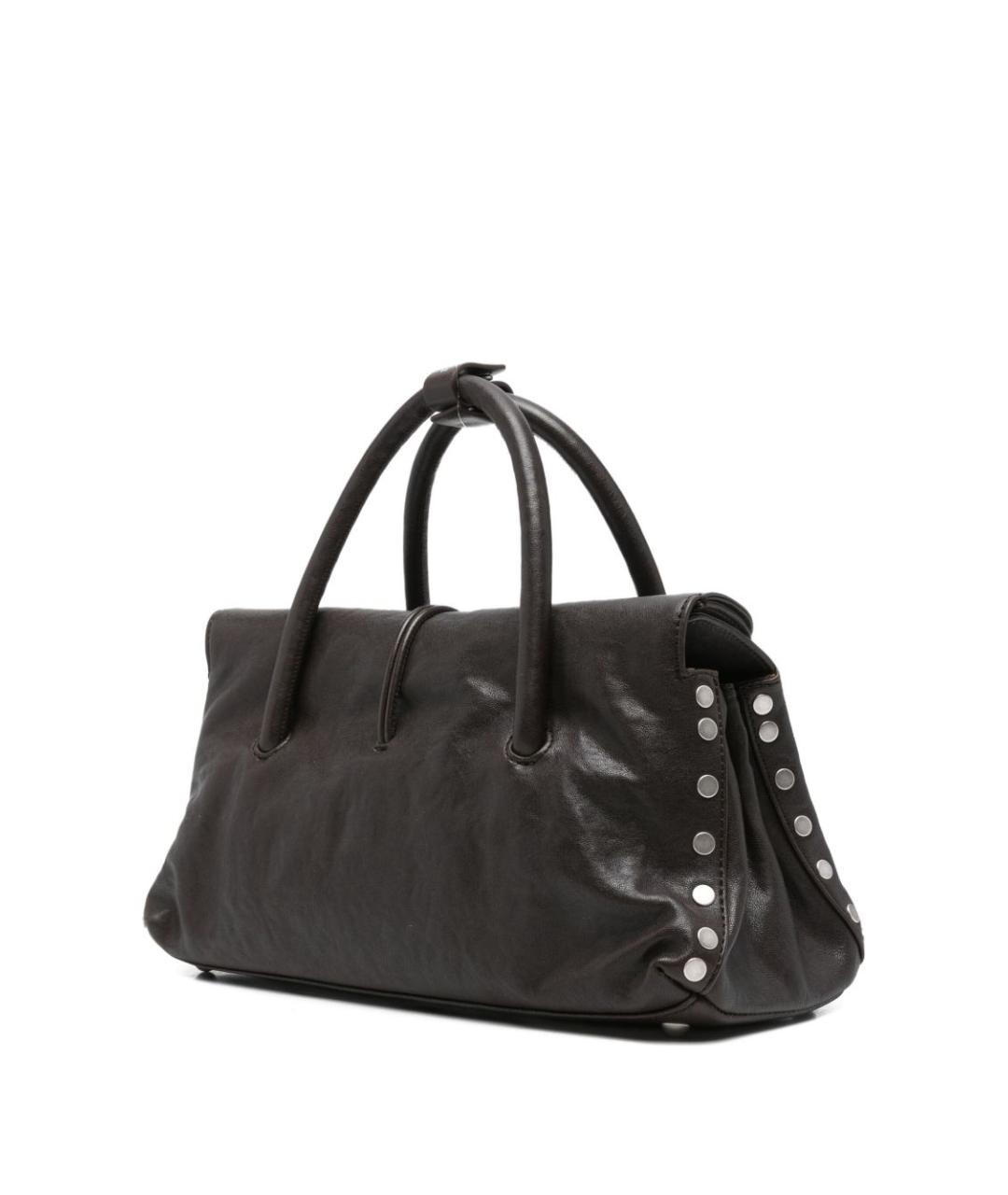 ZANELLATO Коричневая кожаная сумка тоут, фото 2