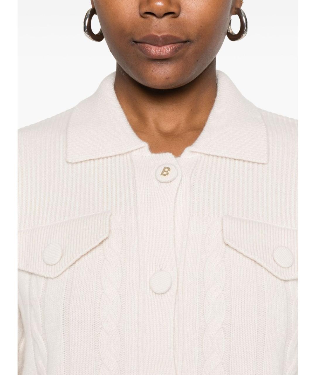 BLUGIRL Бежевый шерстяной кардиган, фото 2