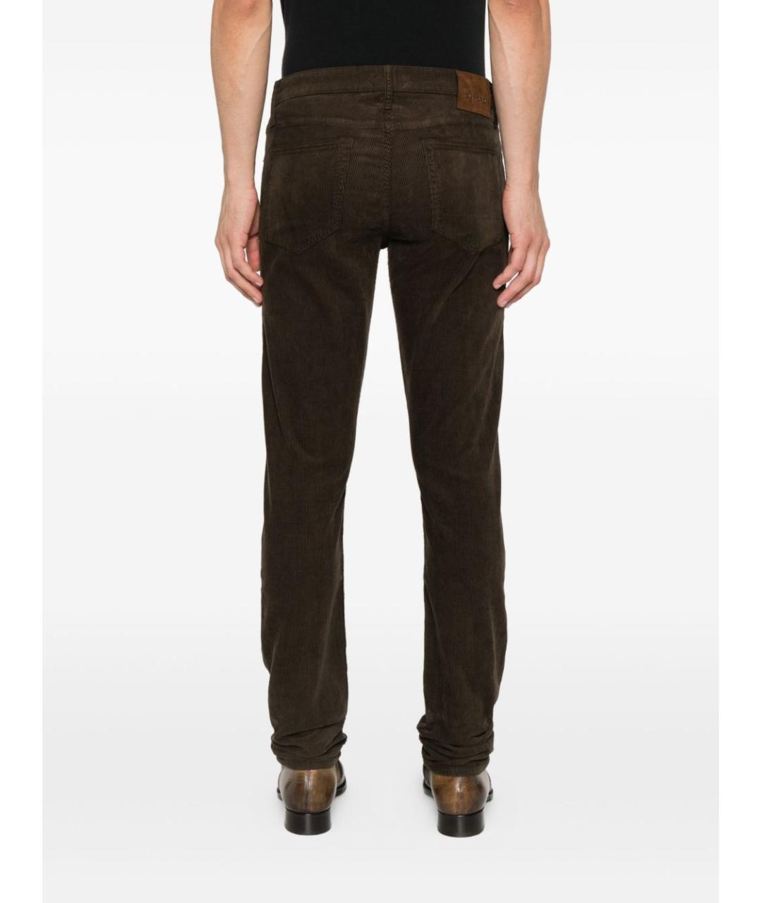 TOM FORD Зеленые хлопковые прямые джинсы, фото 4