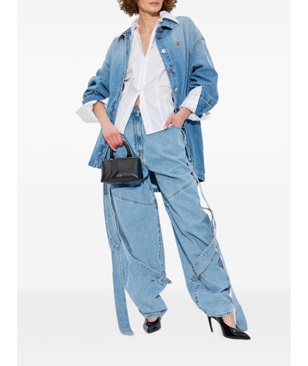 THE ATTICO Белая хлопковая рубашка, фото 4