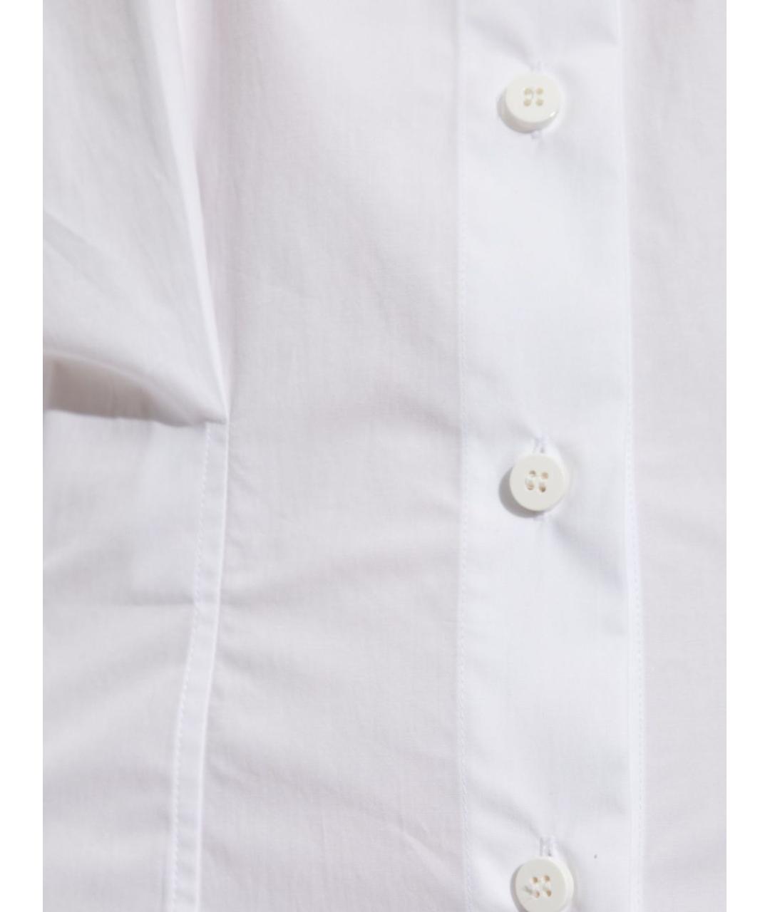 THE ATTICO Белая хлопковая рубашка, фото 5