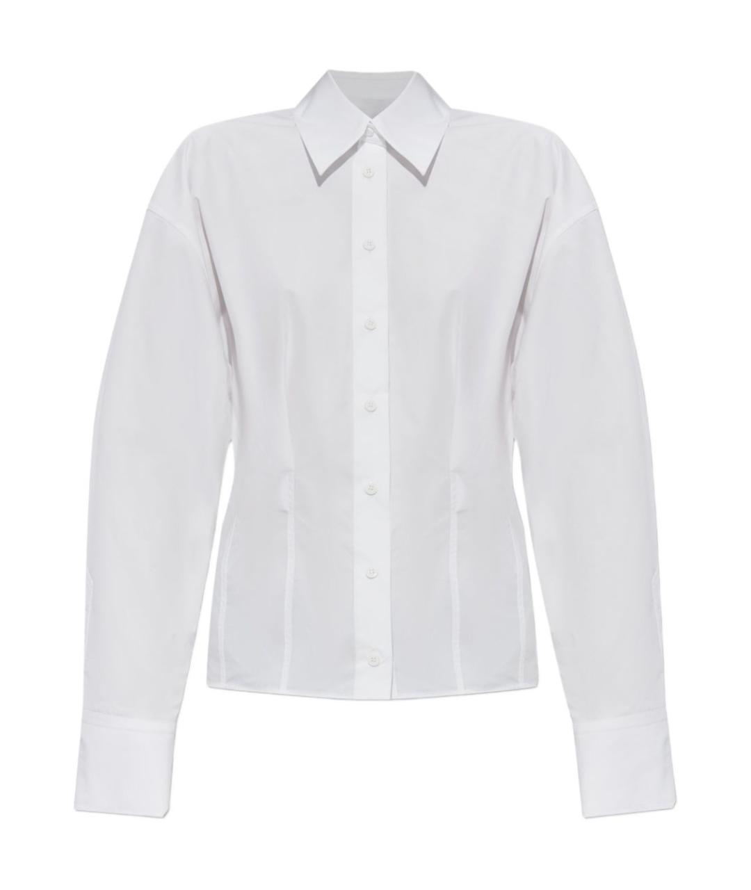 THE ATTICO Белая хлопковая рубашка, фото 1