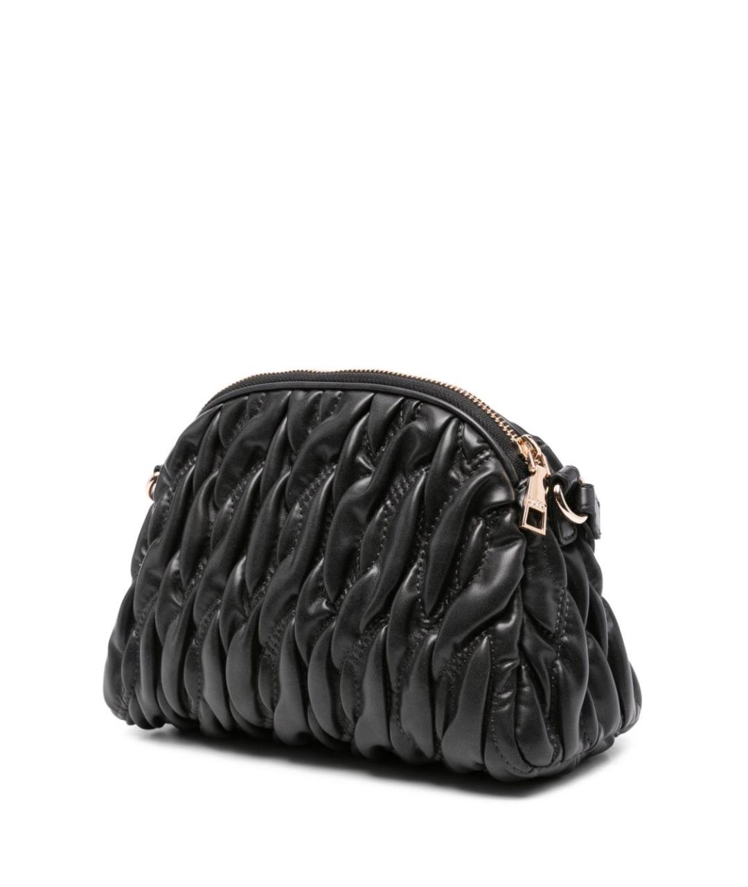 LIU JO Черная сумка через плечо из искусственной кожи, фото 2