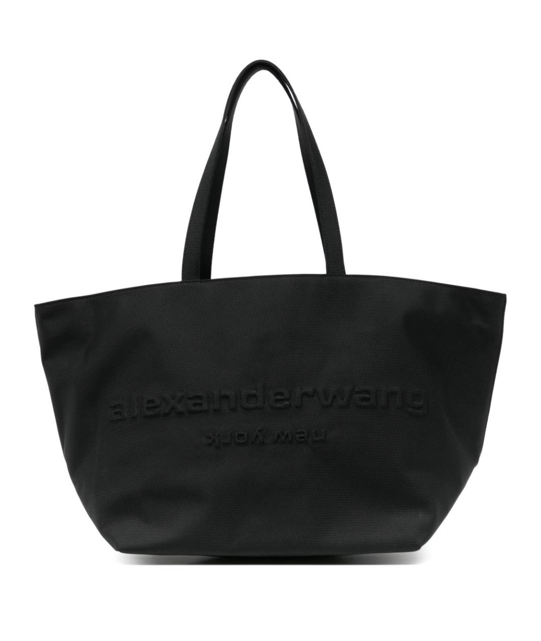 ALEXANDER WANG Черная синтетическая сумка тоут, фото 1