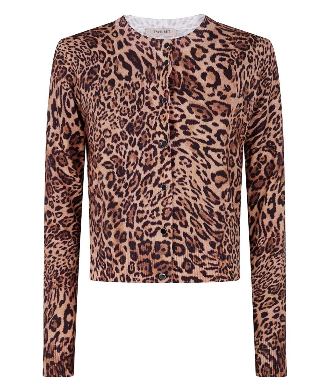 TWIN-SET Мульти вискозный кардиган, фото 1