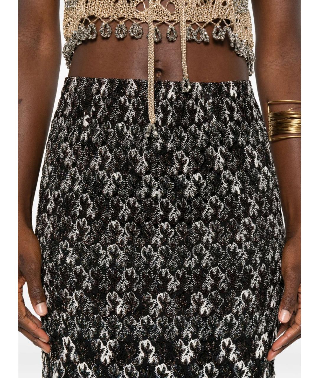 MISSONI Мульти вискозная юбка макси, фото 3