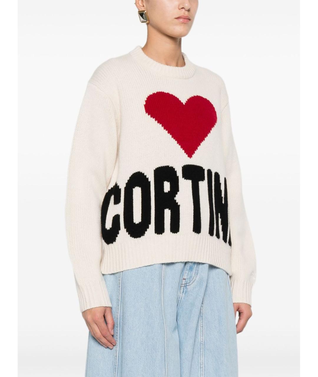 MC2 SAINT BARTH Бежевый шерстяной джемпер / свитер, фото 5