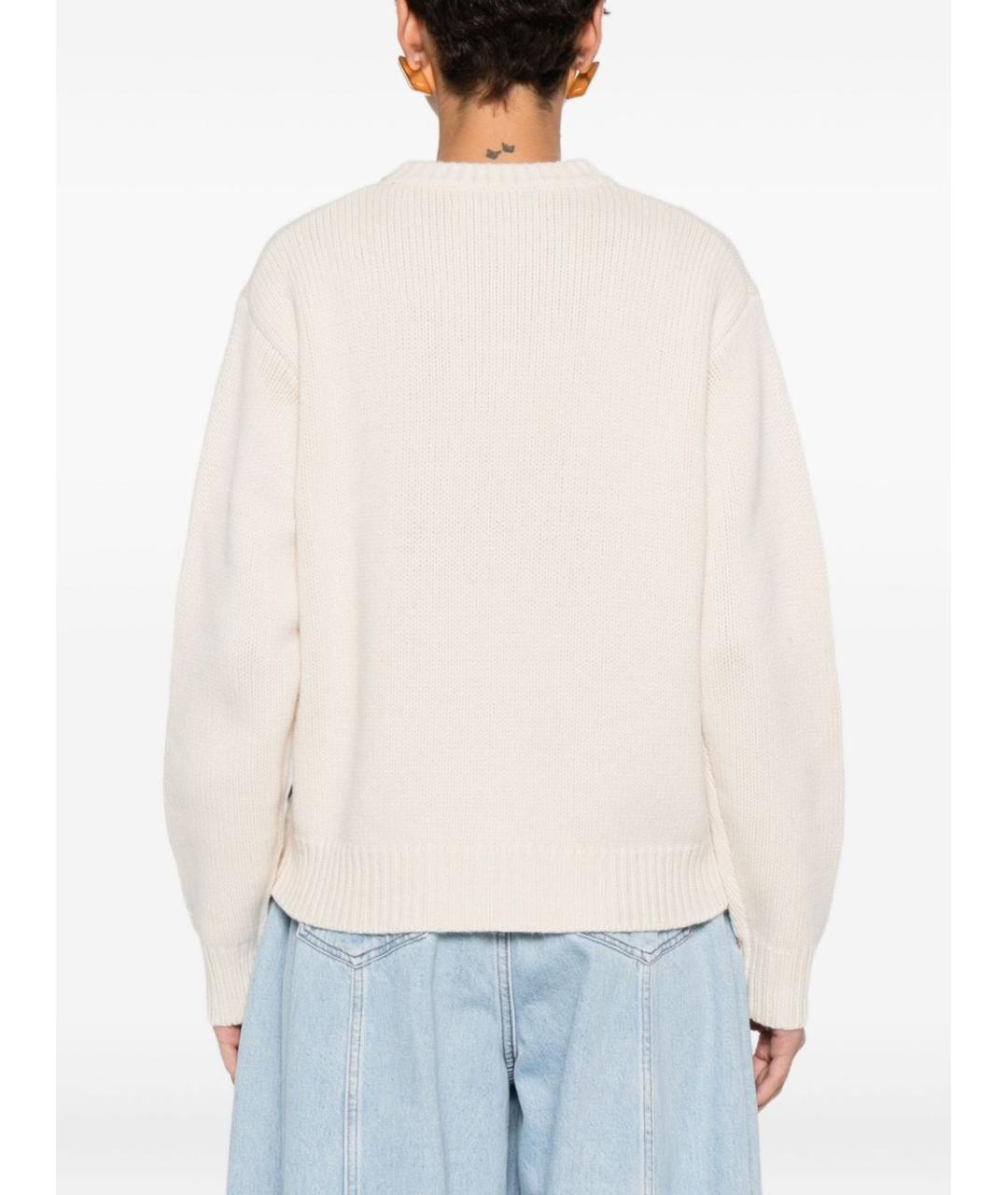 MC2 SAINT BARTH Бежевый шерстяной джемпер / свитер, фото 3