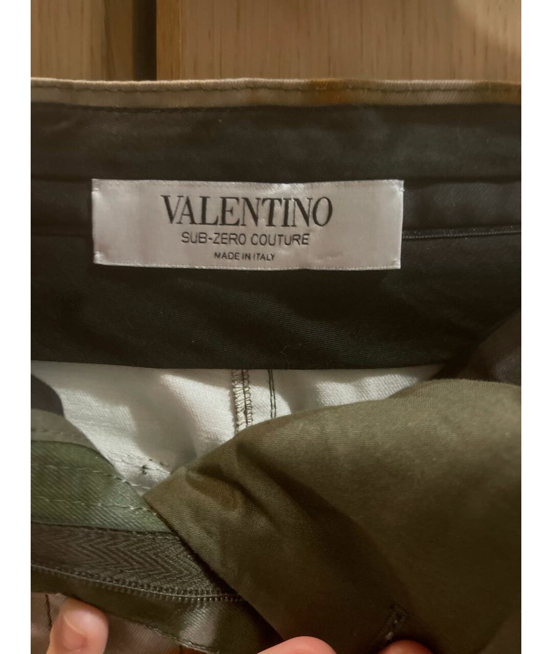 VALENTINO Хаки юбка-шорты, фото 3