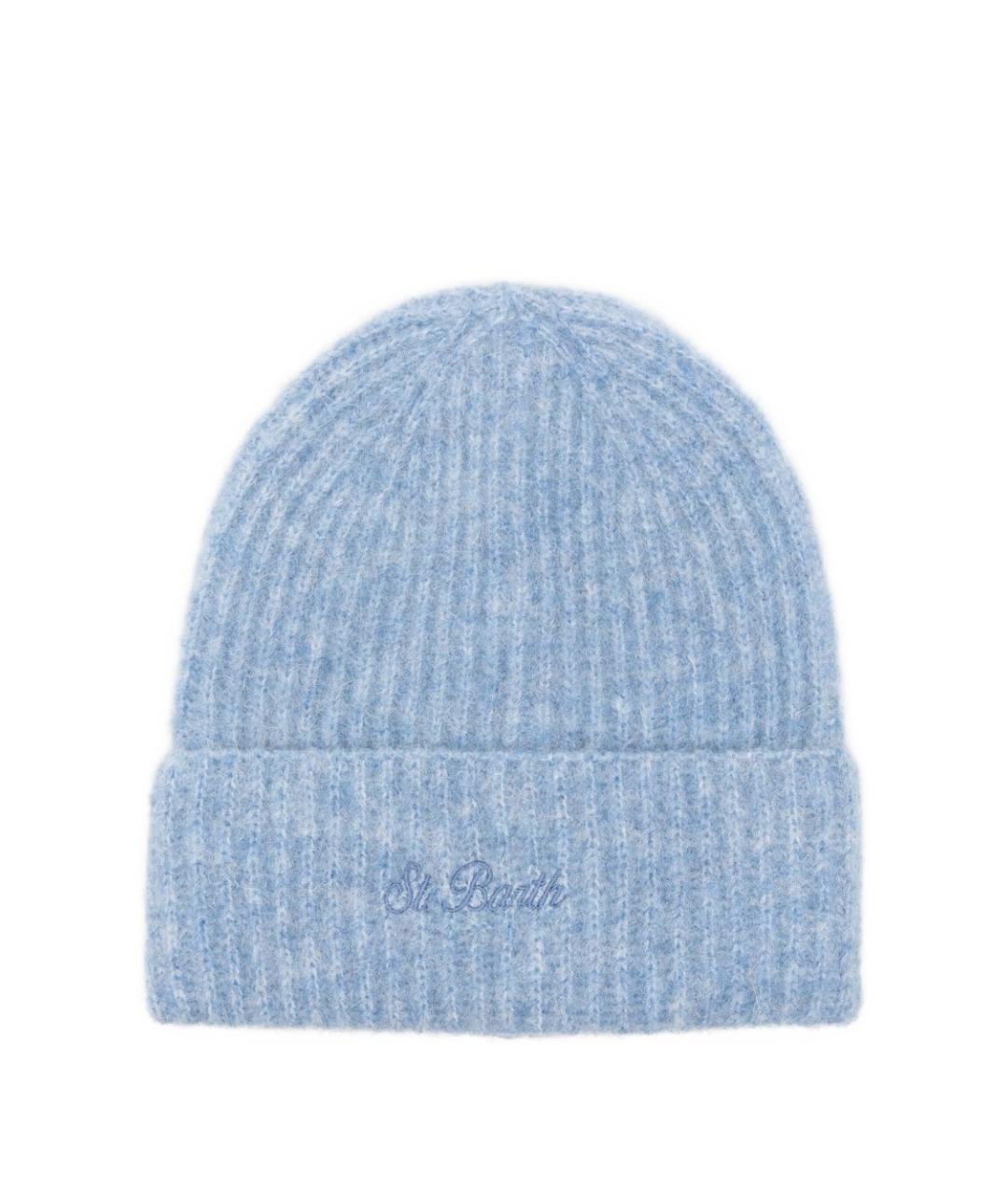 MC2 SAINT BARTH Синяя шерстяная шапка, фото 1