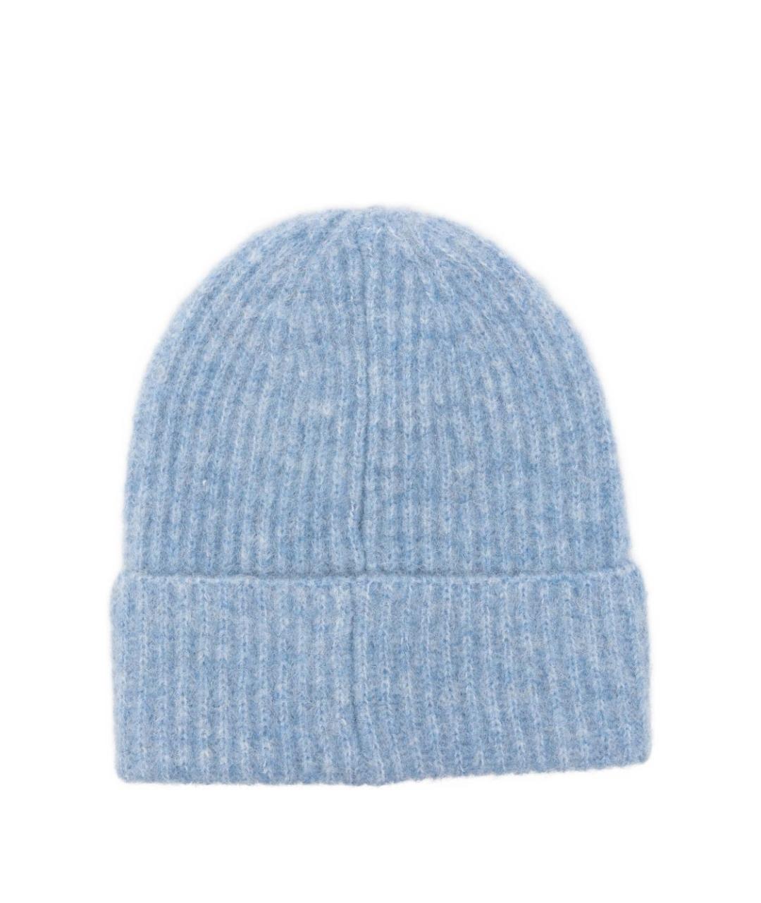 MC2 SAINT BARTH Синяя шерстяная шапка, фото 2