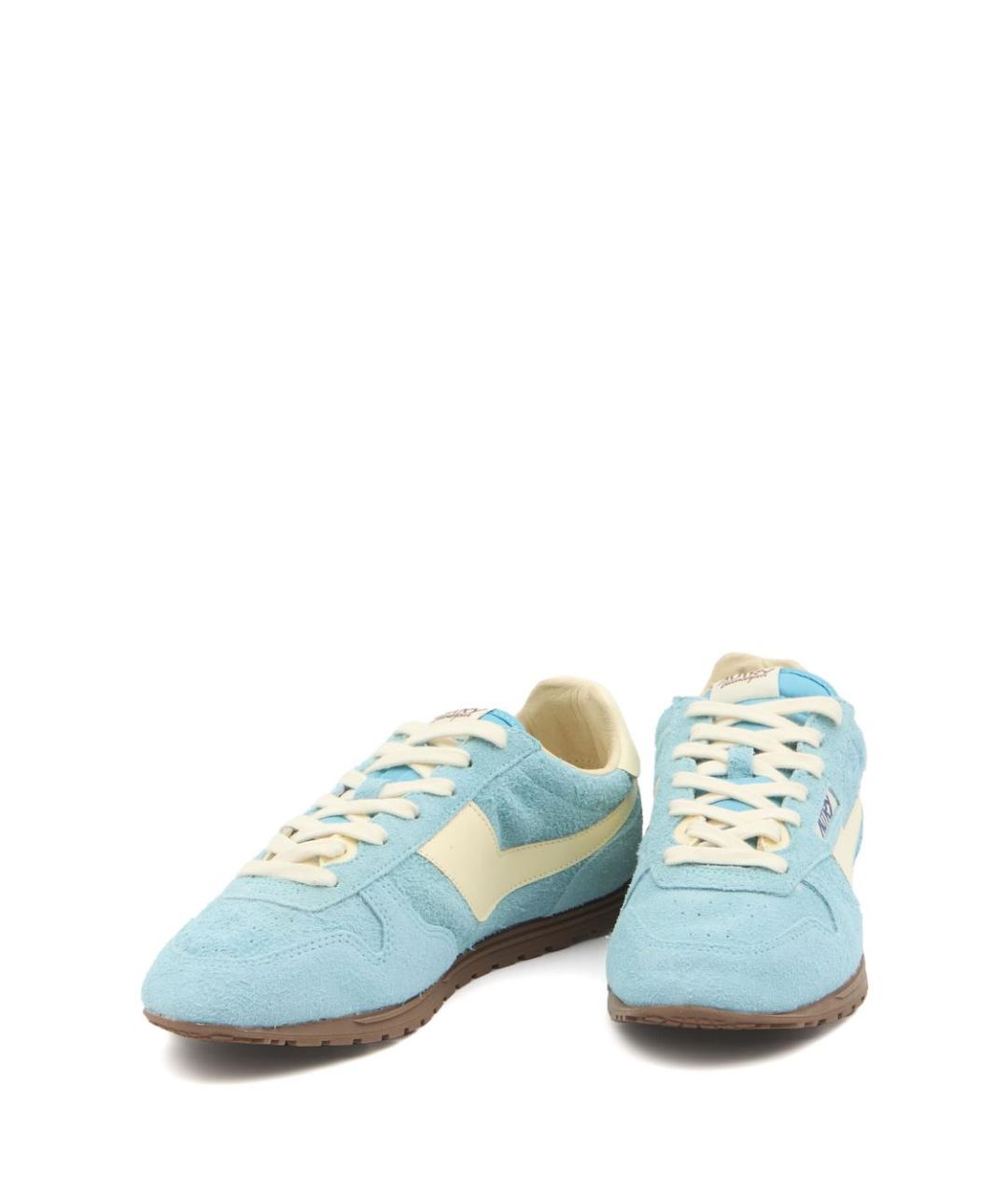 AUTRY Голубые замшевые кеды, фото 2