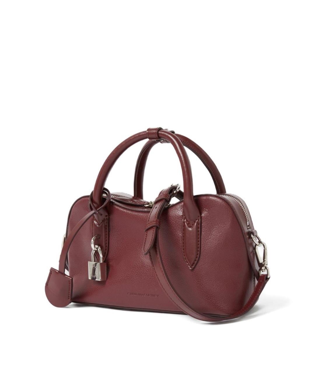 STELLA MCCARTNEY Бордовая сумка тоут из искусственной кожи, фото 3